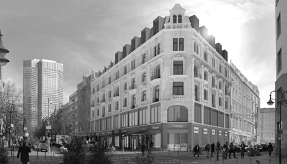Kaiserstraße schwarz-weiß