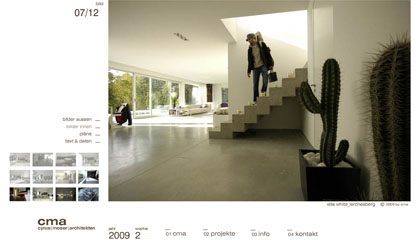 Relaunch der Internetpräsenz cma-architekten
